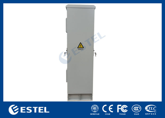 ET6060217A-42U আউটডোর যোগাযোগ ক্যাবিনেট 19 ইঞ্চি ক্যাবিনেট ফ্যান ডাবল ডোর আইপি 55 সহ