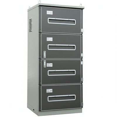 Outdoor Telecom Enclosure for Communication Double Layer Door Type and 3 Compartments ≤95% Relative Humidity at 40°C